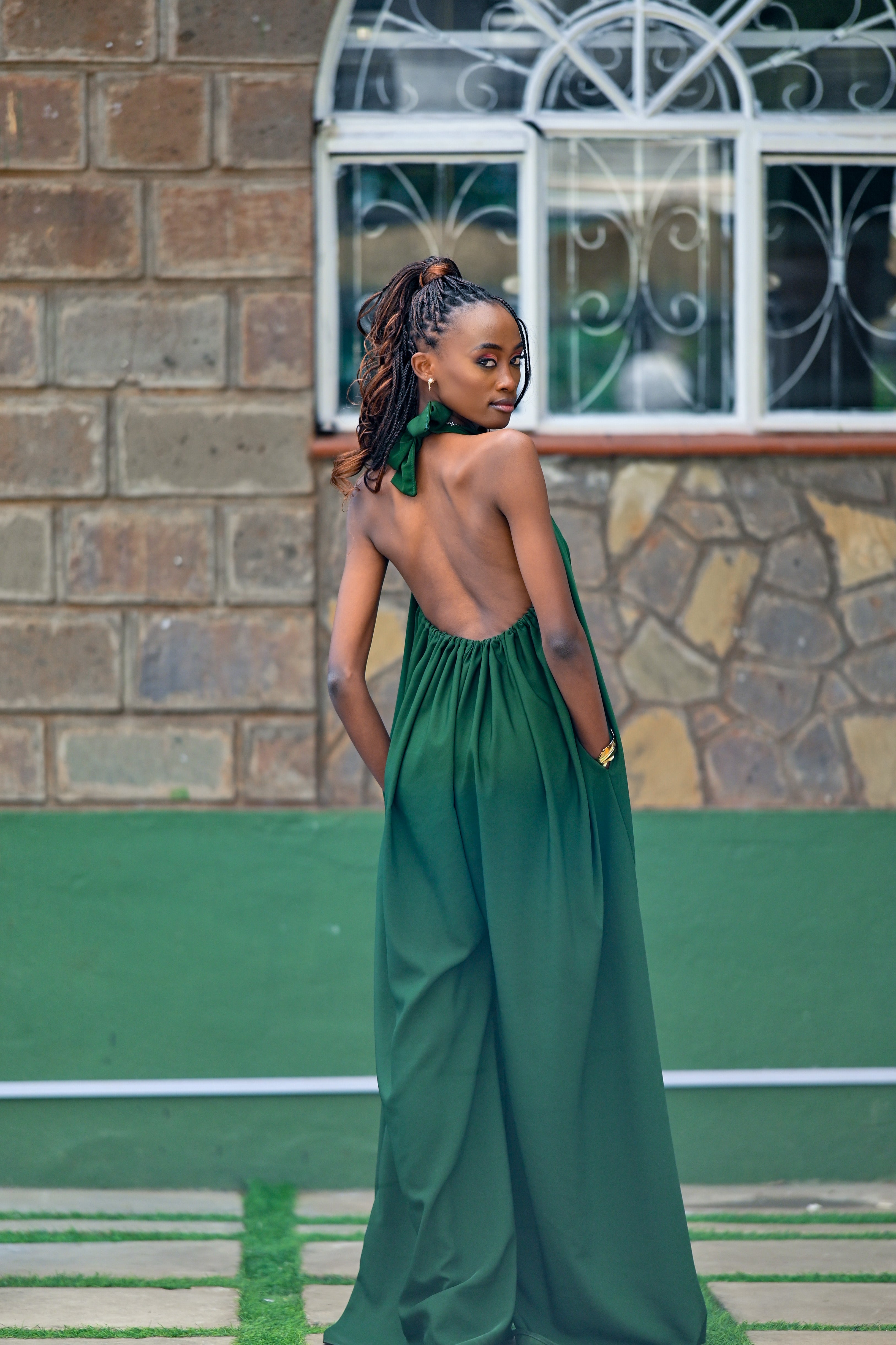 Bahari Jumpsuit-Green