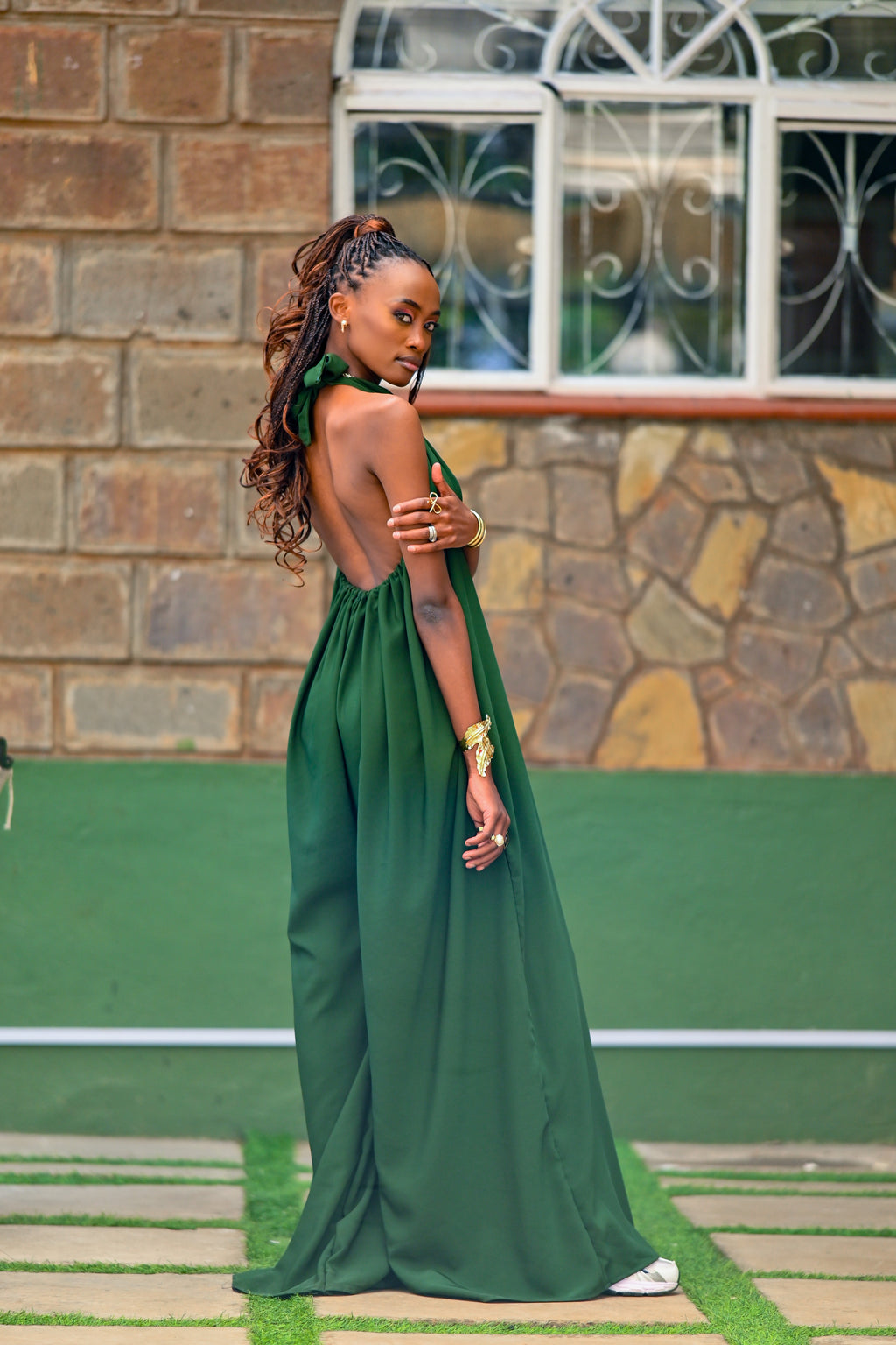 Bahari Jumpsuit-Green