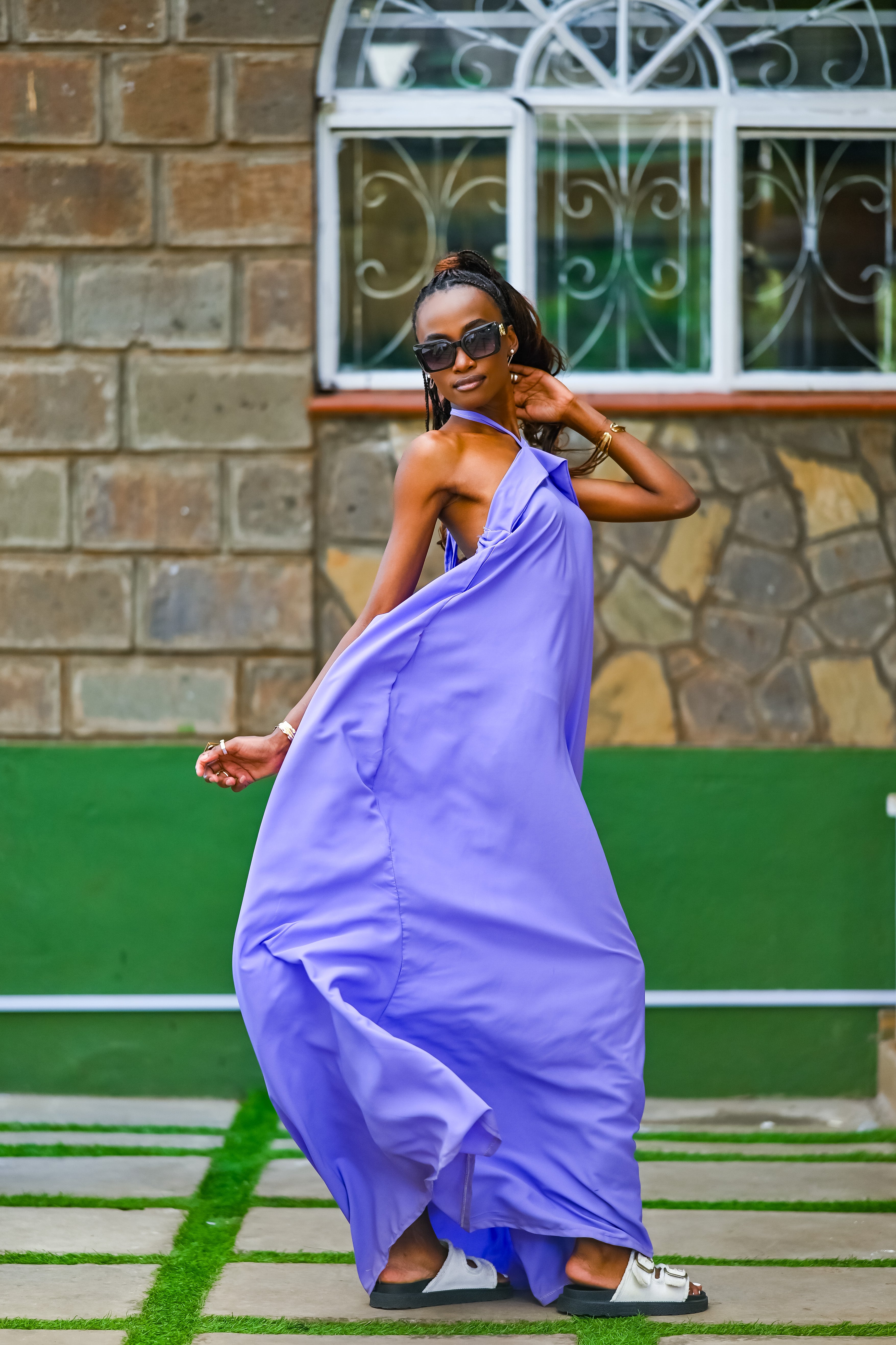 Mara Maxi Dress- Purple