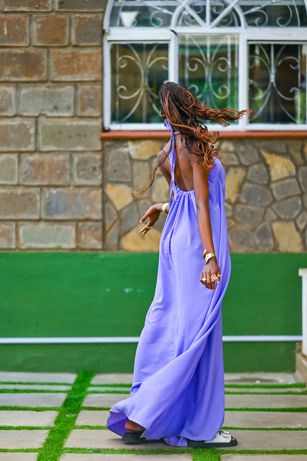 Mara Maxi Dress- Purple