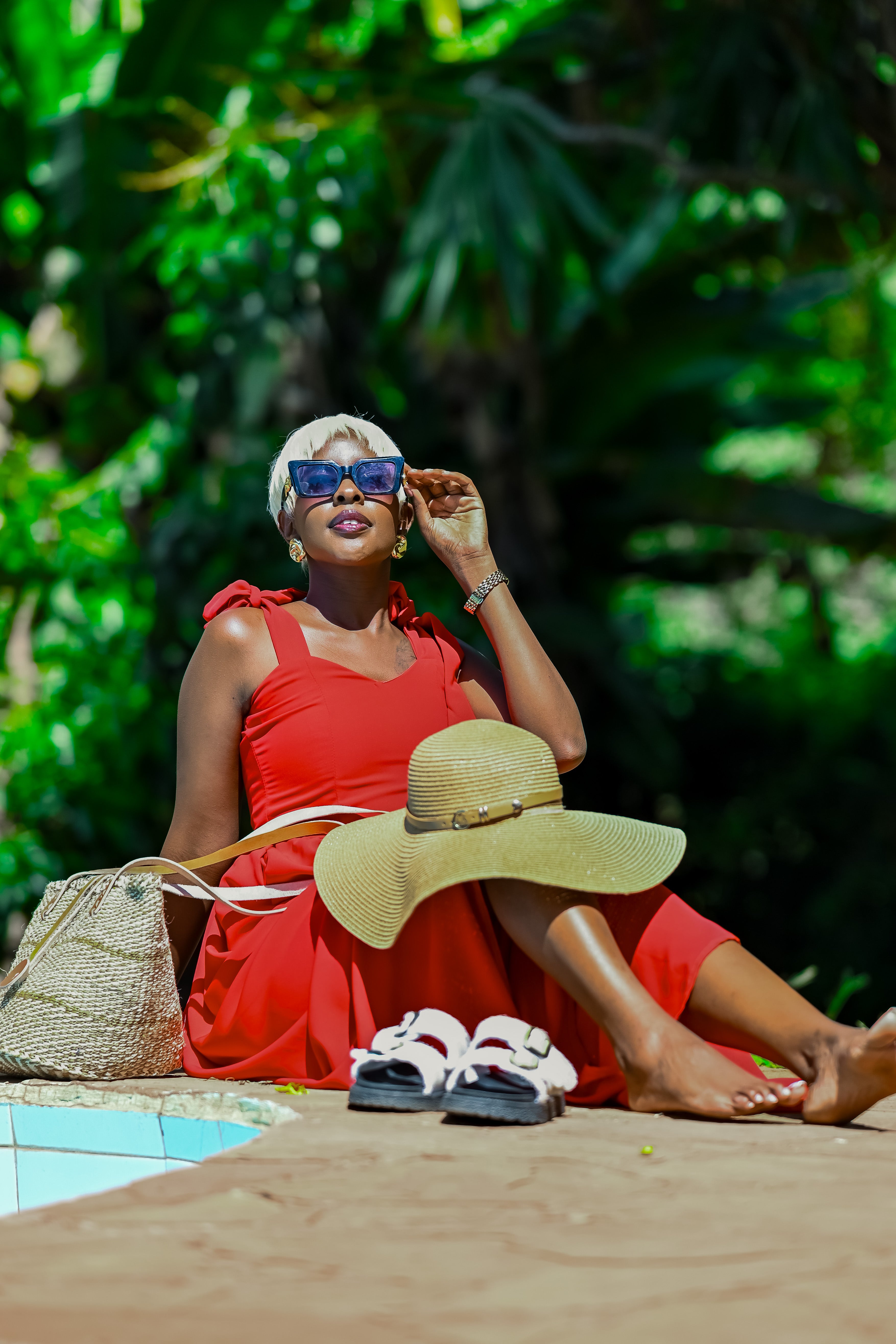 Zahara Maxi Dress - Red